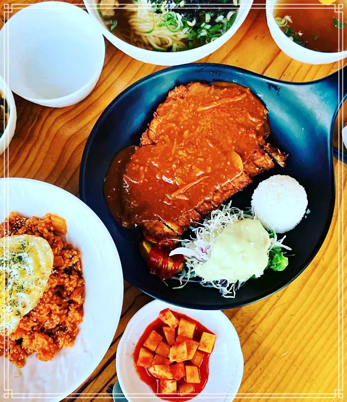 TJB 네모세모 청주 수암골 서문우동, 왕돈까스, 왕교자튀김 맛집