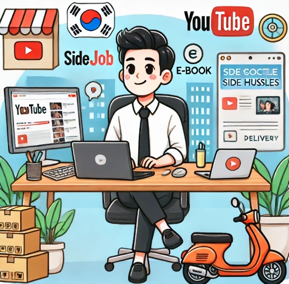 N잡 시대 부업하는 직장인 이미지