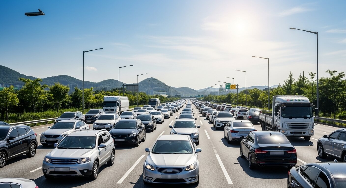 여름 휴가 고속도로 정체 시간 확인하기