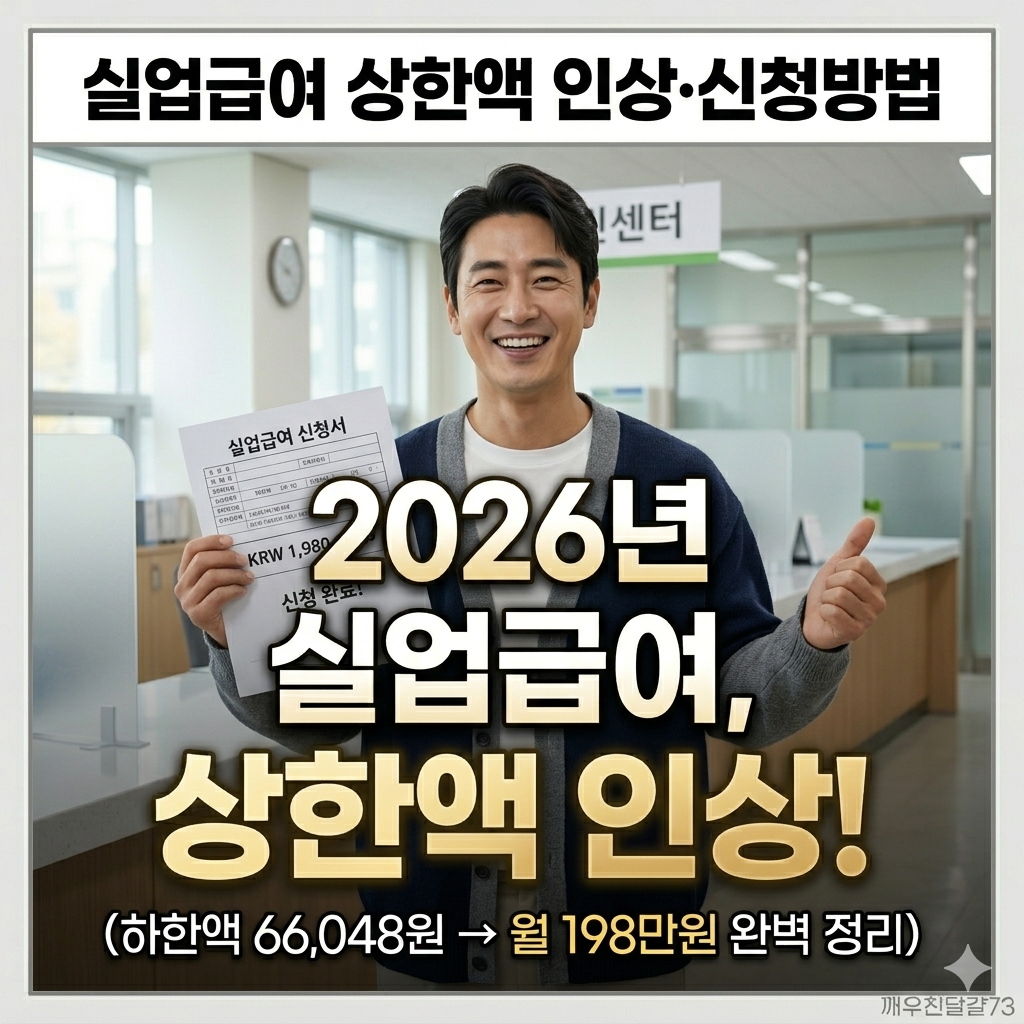 2026년 실업급여 총정리 &mdash; 상한액 인상&middot;반복수급 강화&middot;신청방법