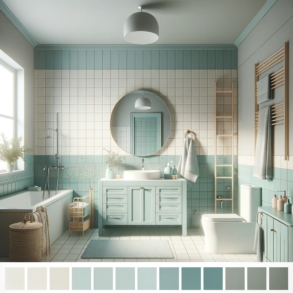 욕실 컬러 인테리어