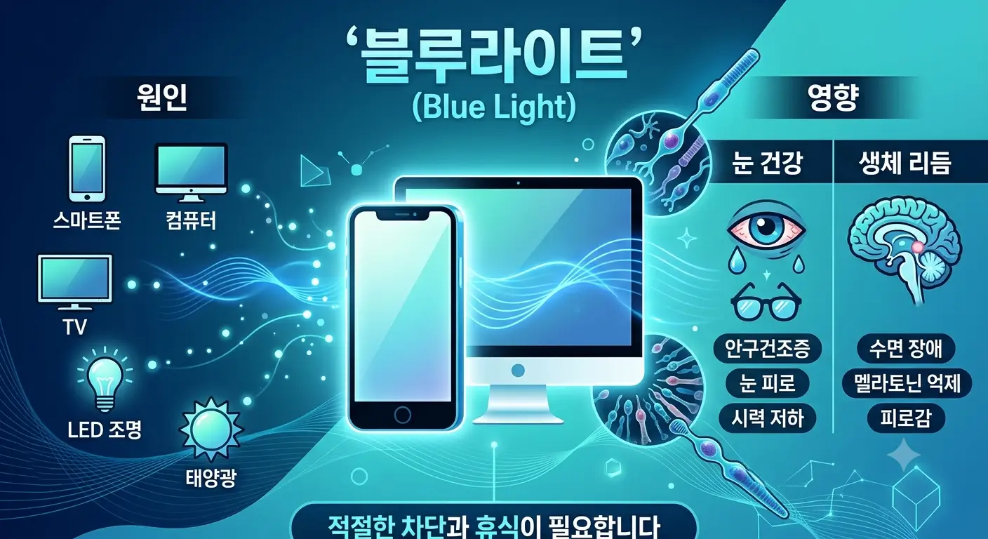 블루라이트 원인과 영향
