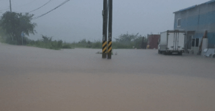 고성 침수 피해 상황