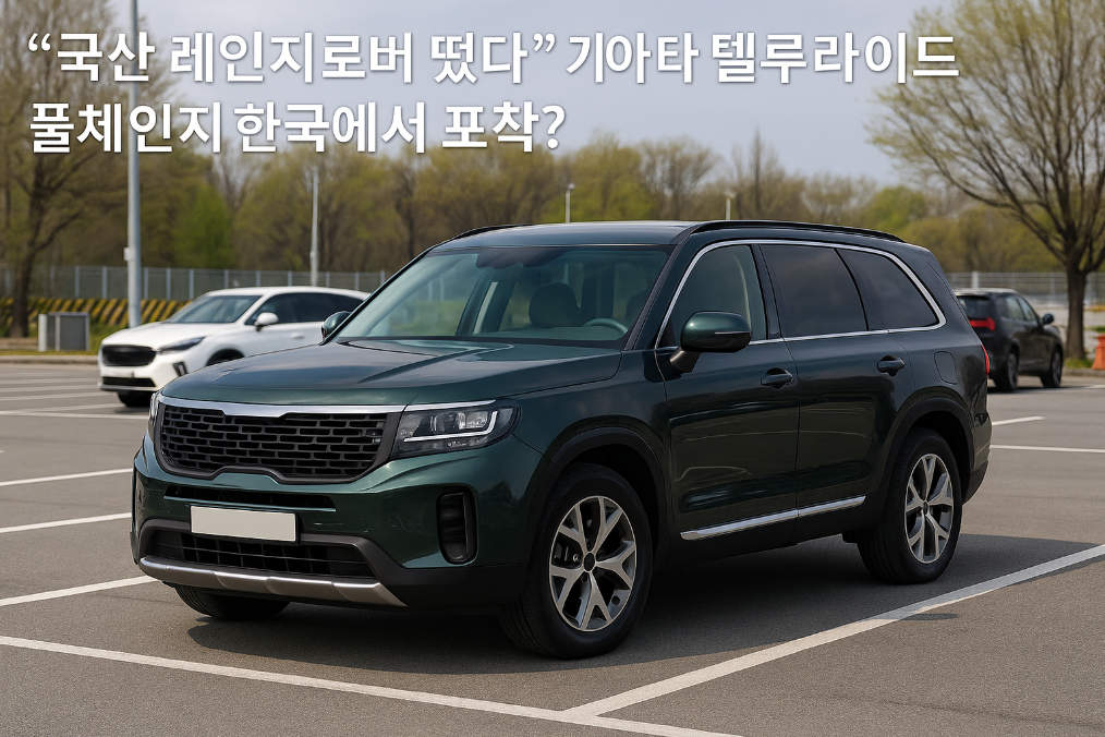 기아 텔루라이드 풀체인지, 국산 레인지로버 탄생?