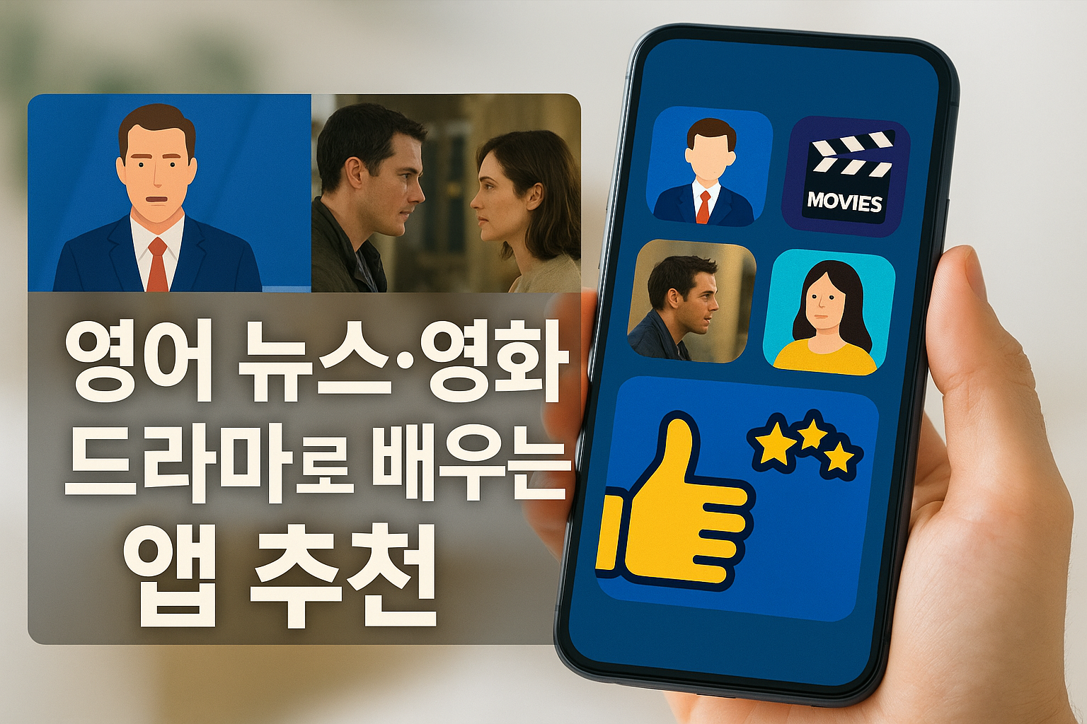 영어 뉴스·영화·드라마로 배우는 앱 추천