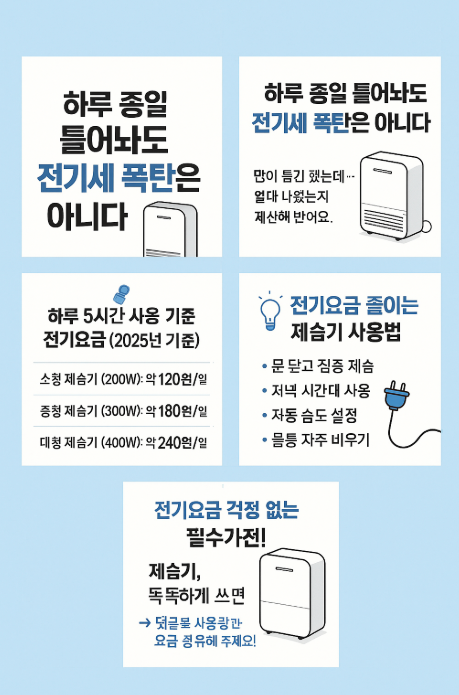 장마철 제습기 추천 2025 – 꿉꿉함 없애는 베스트 제품 TOP 5