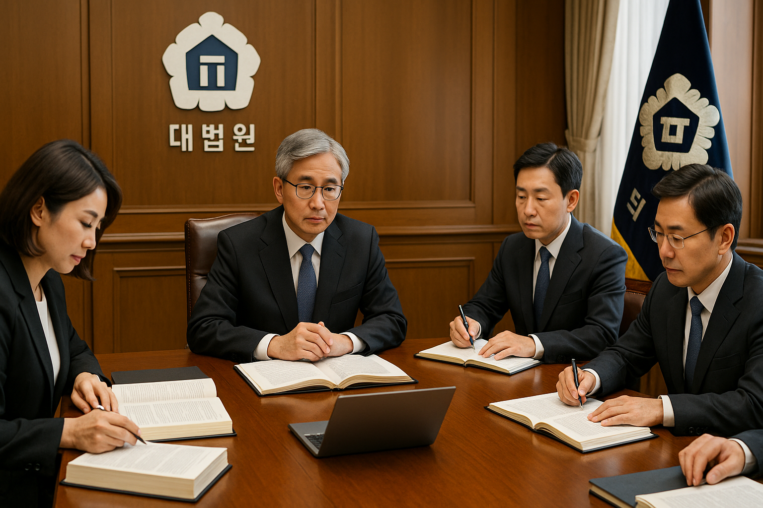 사법부 책임자들의 회의