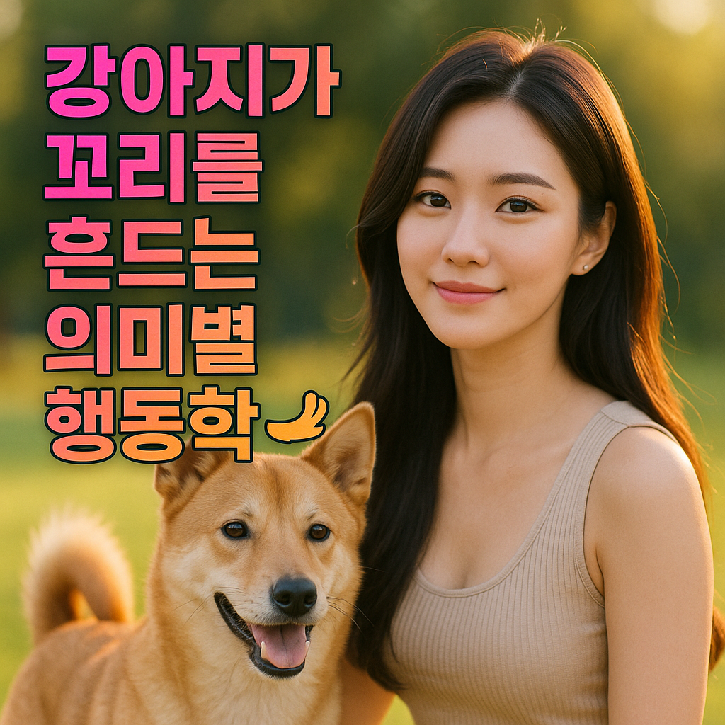 강아지가 꼬리를 흔드는 의미별 행동학