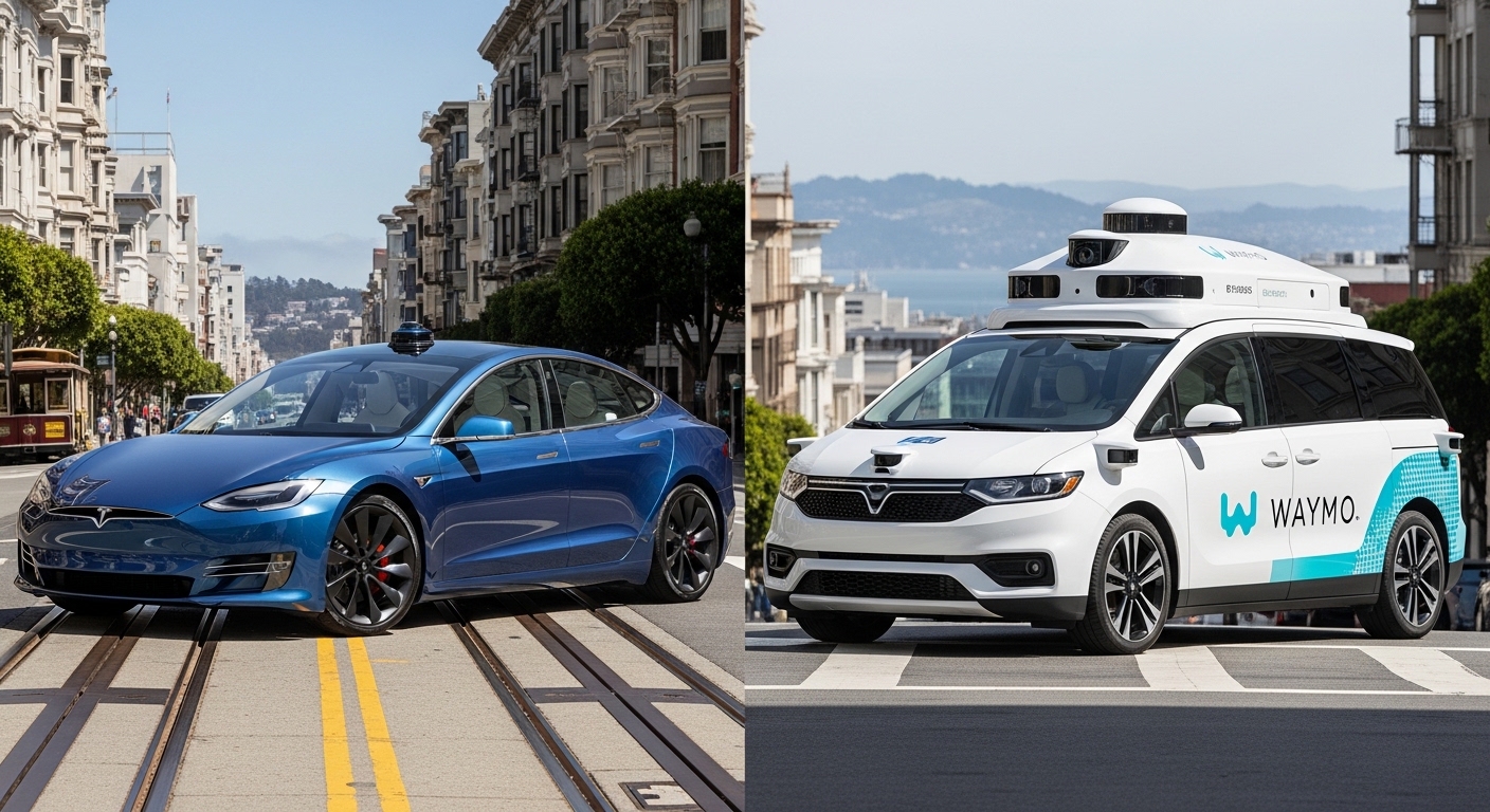 2026년 미국 자율주행 기업 전망: 테슬라 FSD와 웨이모의 격돌, 승자는 누구인가?