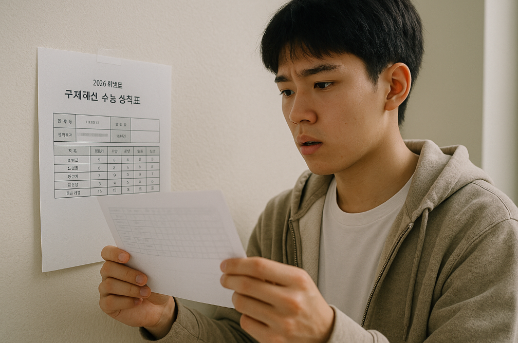 2026 수능 성적표 언제 나올까? 통지일정 완벽 정리