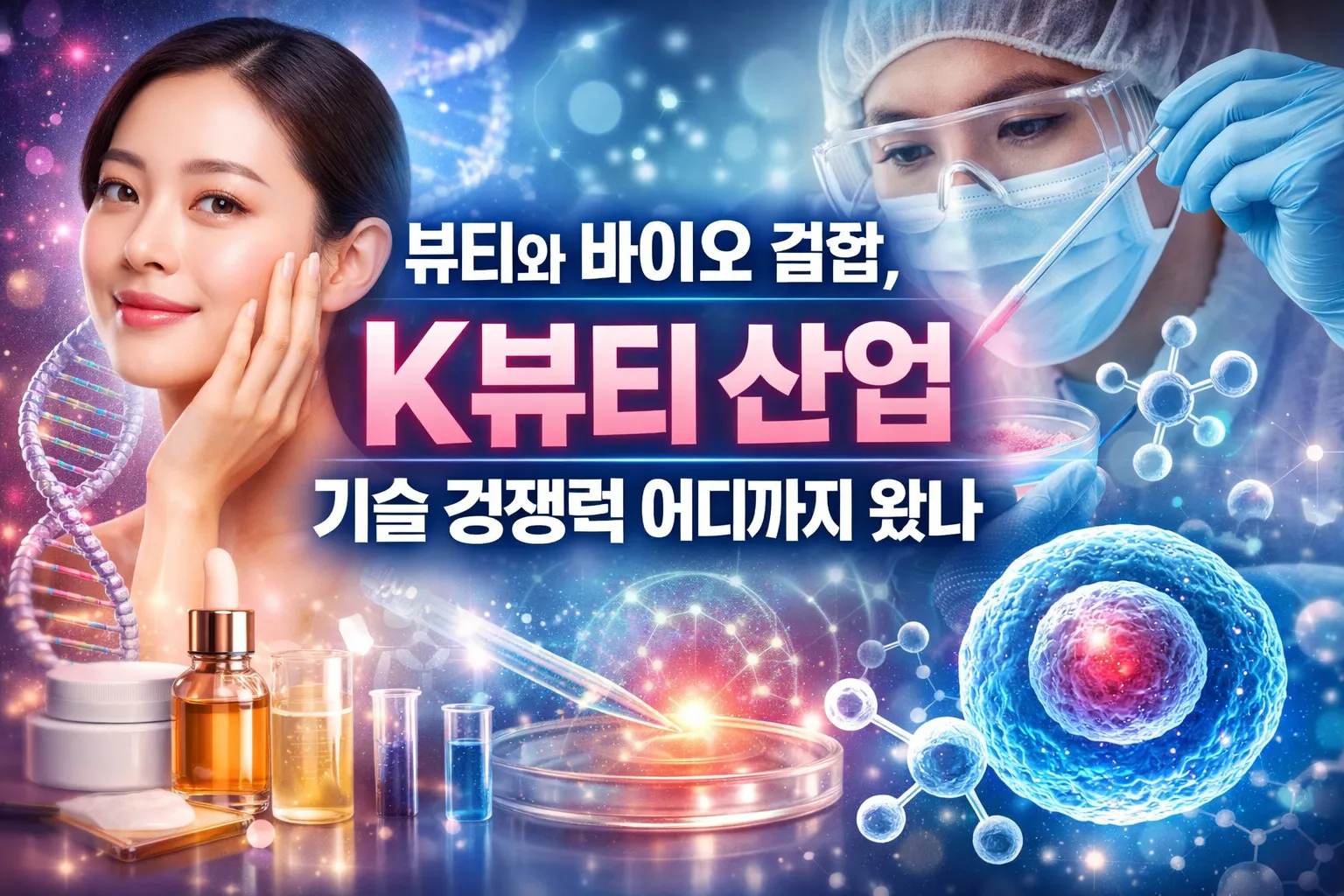뷰티와 바이오 결합한 K뷰티 산업 기술 경쟁력
