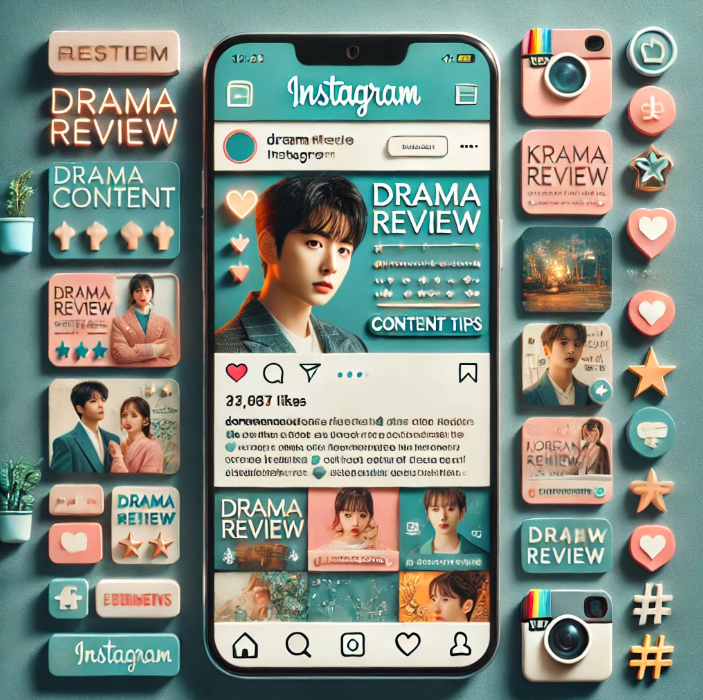 인스타그램을 활용한 드라마 리뷰 콘텐츠 제작 팁 사진