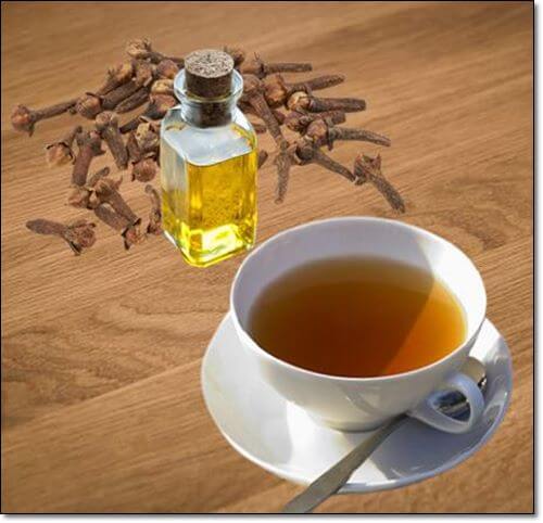 유제놀 오일과 정향 차
