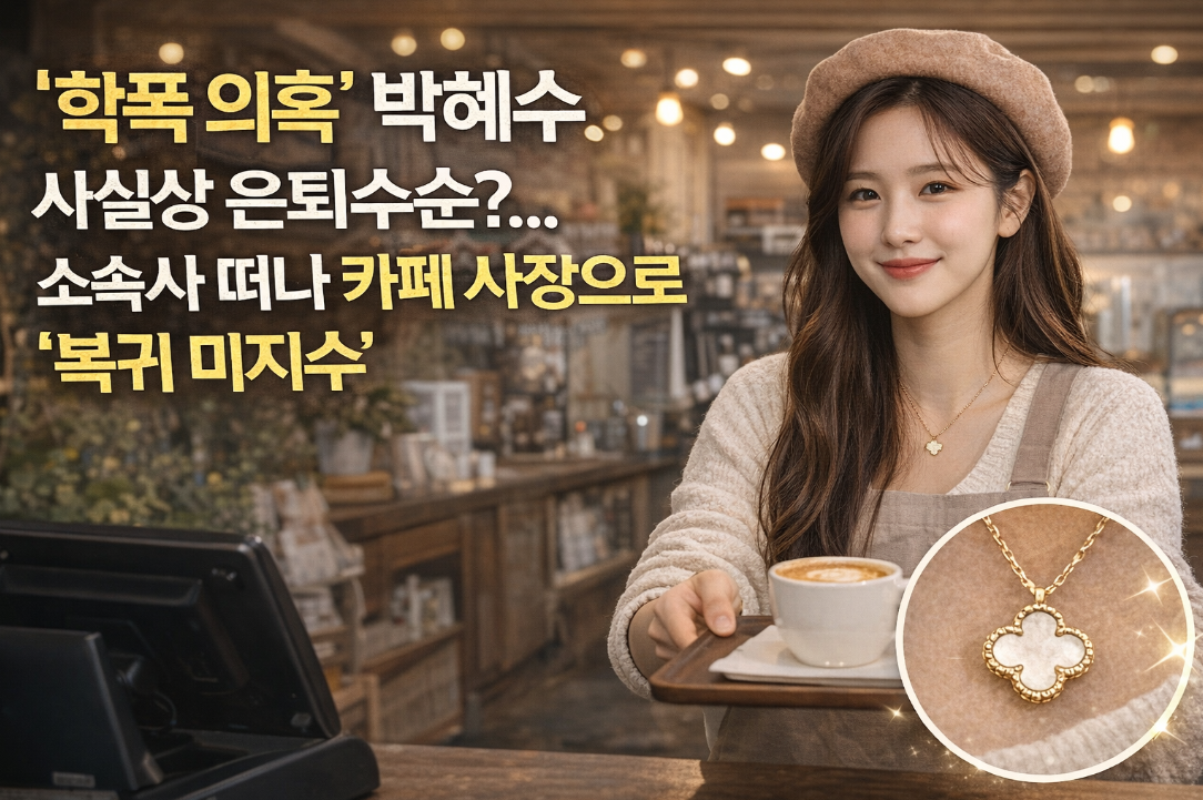 학폭 의혹 박혜수 카페 사장 전향, 연예계 복귀 가능할까?