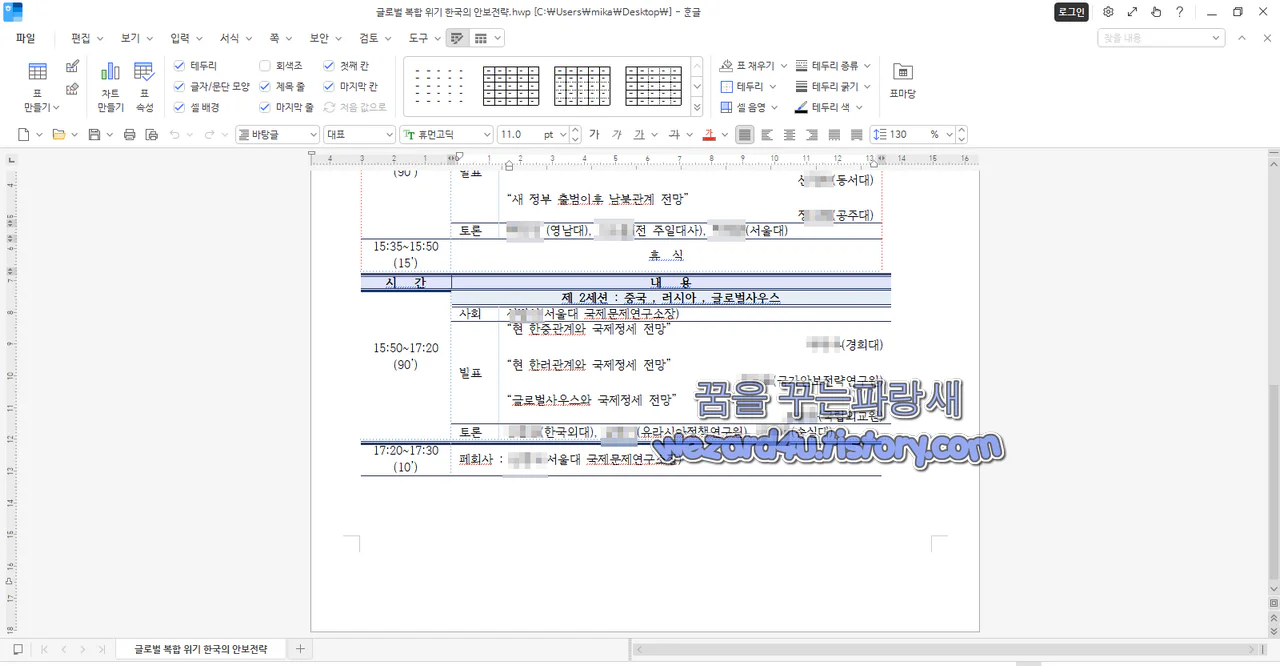 글로벌 복합 위기 한국의 안보전략 hwp 내용 2
