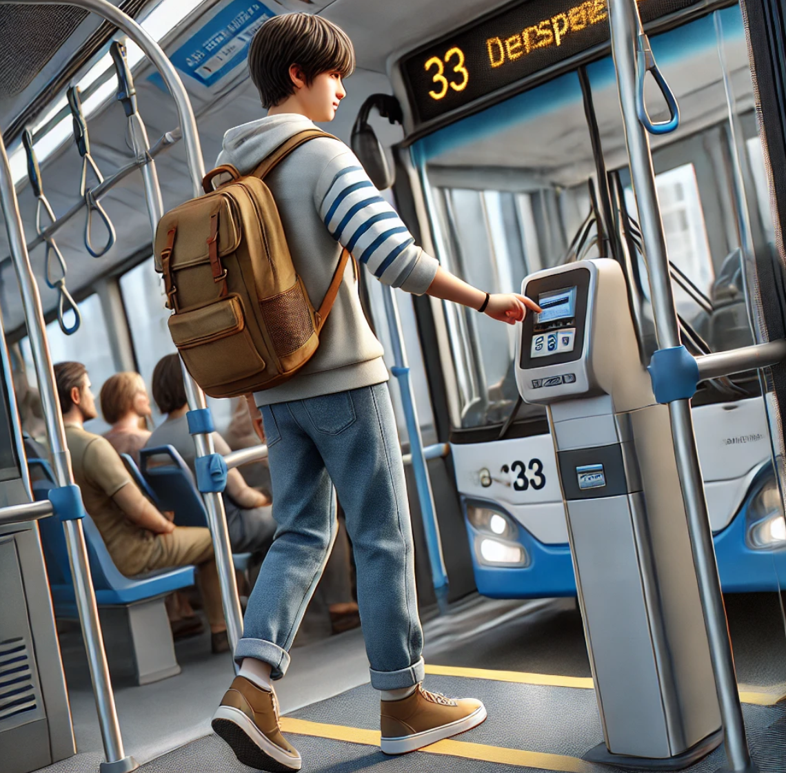 대학생과 자취생이 서울 지하철 타는 이미지