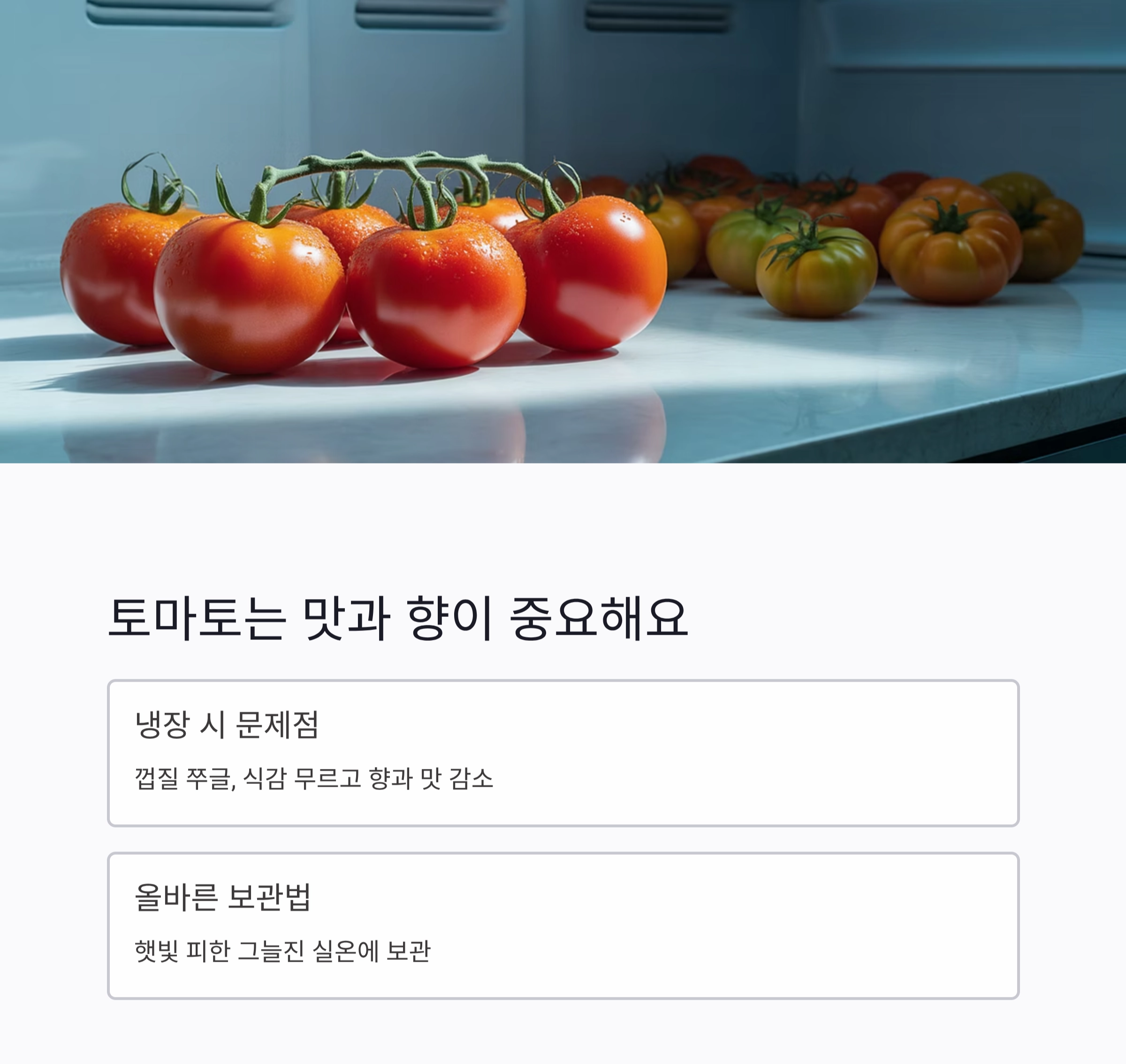 냉장고에 넣으면 안 되는 식재료 8가지, 보관 실수 막는 꿀팁