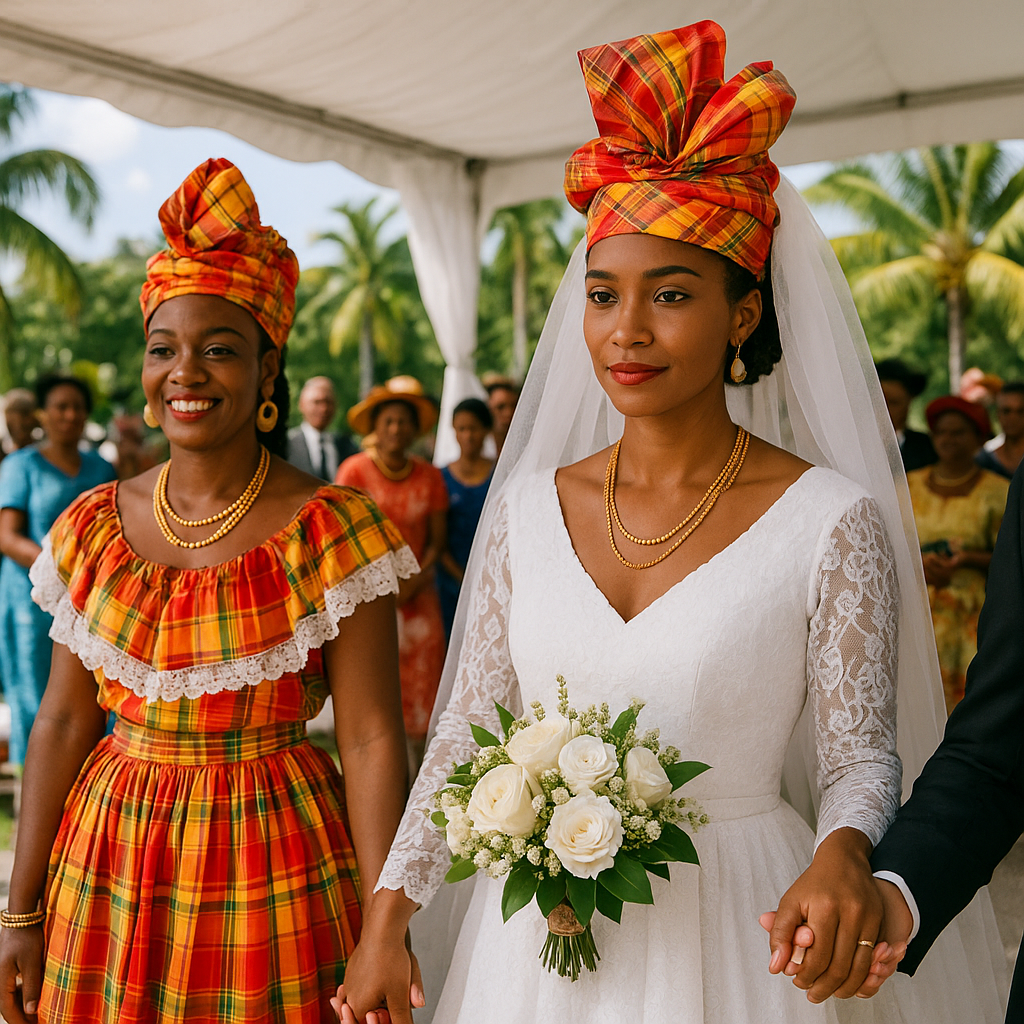 마르티니크 결혼 전통: 신부의 숨겨진 집과 공동체의 축복