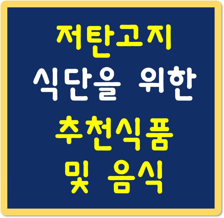 저탄고지-식단을-위한-추천식품-및-음식