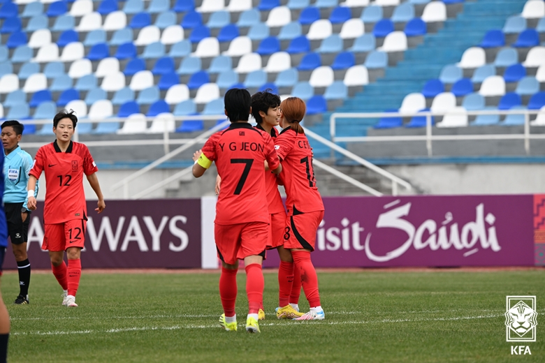 afc u20 여자 아시안컵 대만전 결과