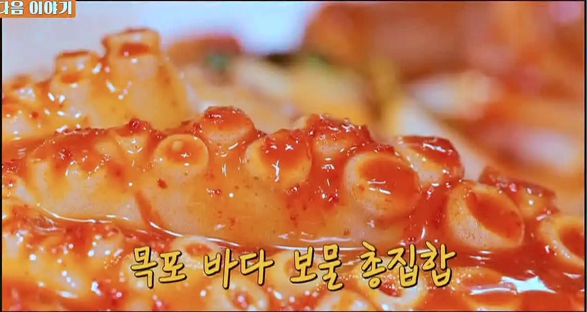 식객 허영만 백반기행 164회 최윤영 편 막걸리식초와 배추를 넣어 데친 낙지초무침, 낙지탕탕이 낙지 보양식 목포 한일시장 맛집 소개