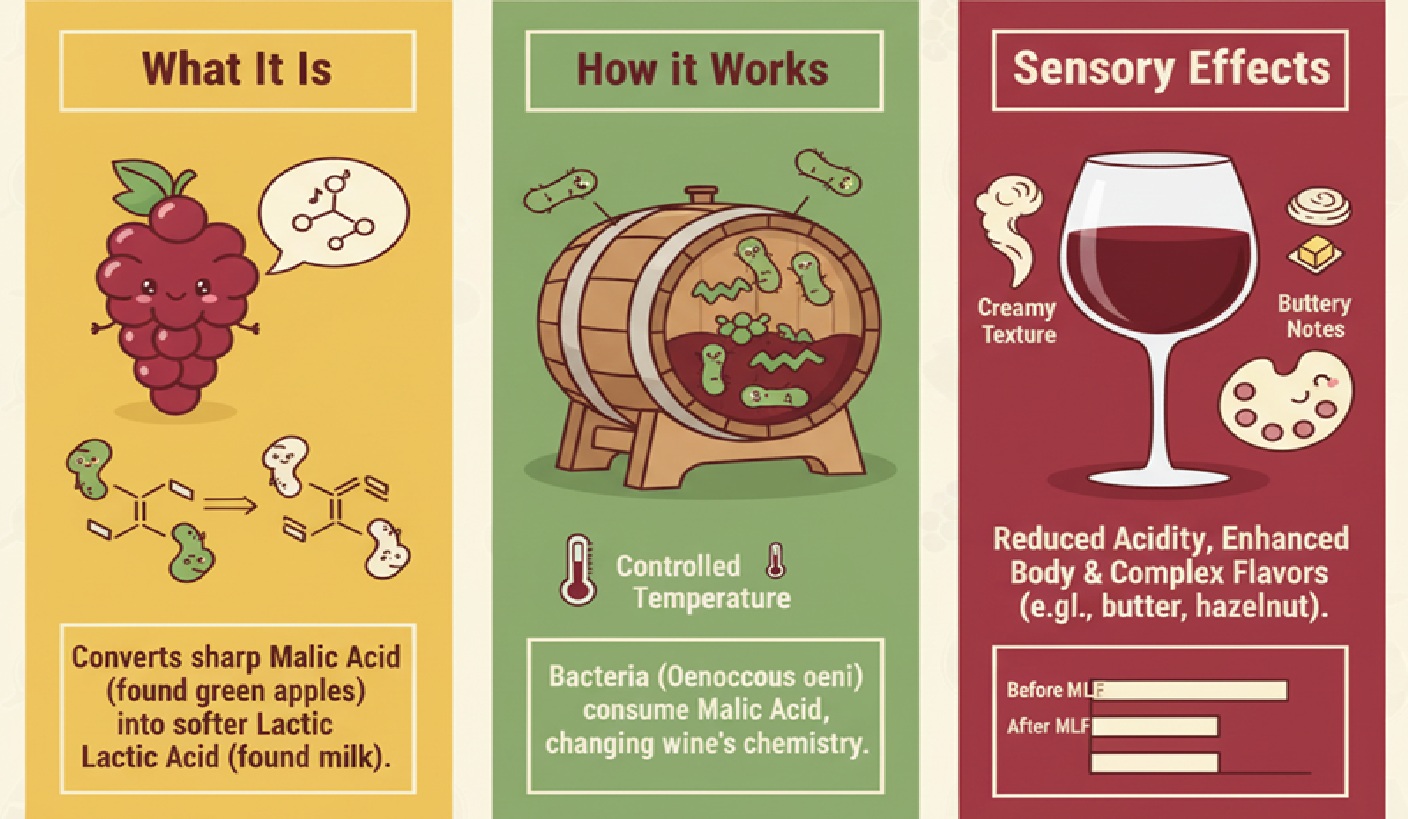 말로락틱 발효, 와인의 풍미를 더하는 마법