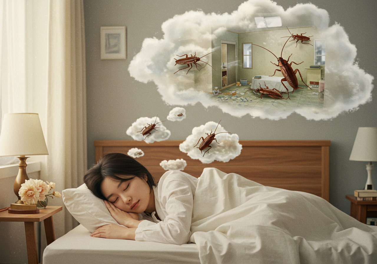 바퀴벌레 꿈 해몽의 기본 원리 - 감정이 좌우하는 길흉