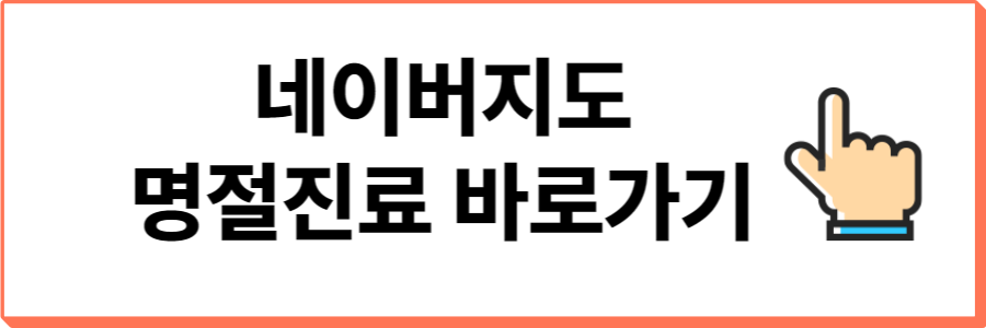 네이버지도-명절진료