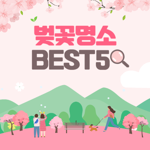전국 벚꽃 명소 추천 BEST5