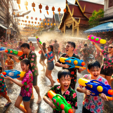 태국 송크란 축제 관련 사진