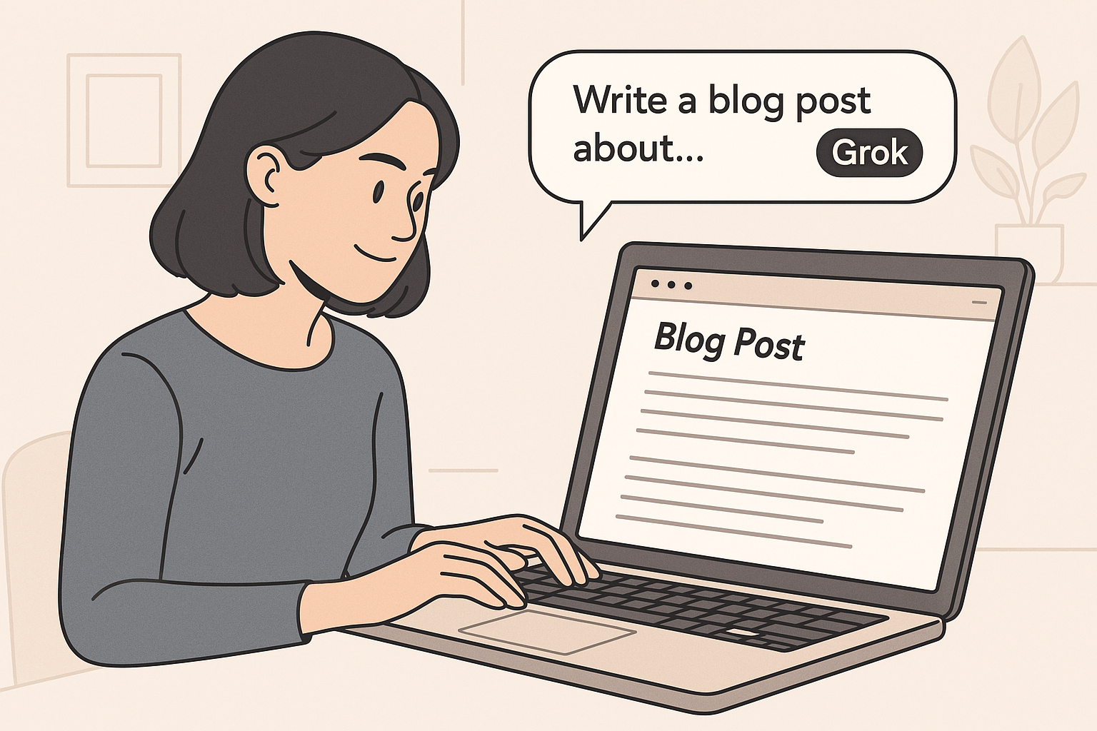 grok블로그 글쓰기