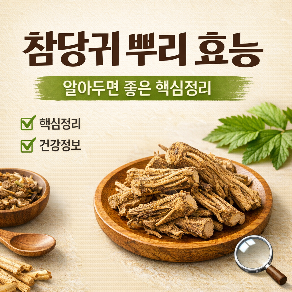참당귀 뿌리 효능 제대로 알아보기 전통적 활용과 섭취 시 주의점