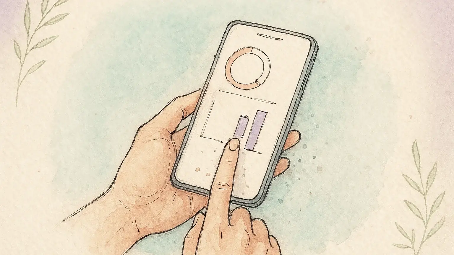 스마트폰으로 연금저축 앱을 조작하며 세액공제 한도를 확인하는 모습