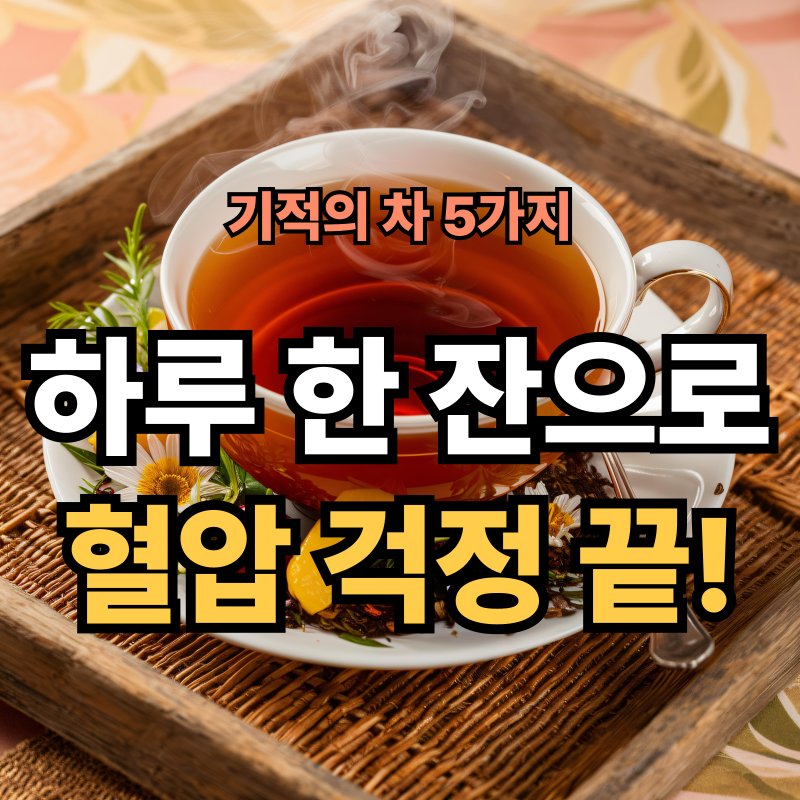💓 일상 속 혈압 조절에 좋은 차 5가지 – 자연스럽게 건강을 챙기는 방법