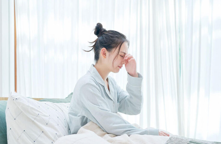 컨디션이 좋지 않은 여성