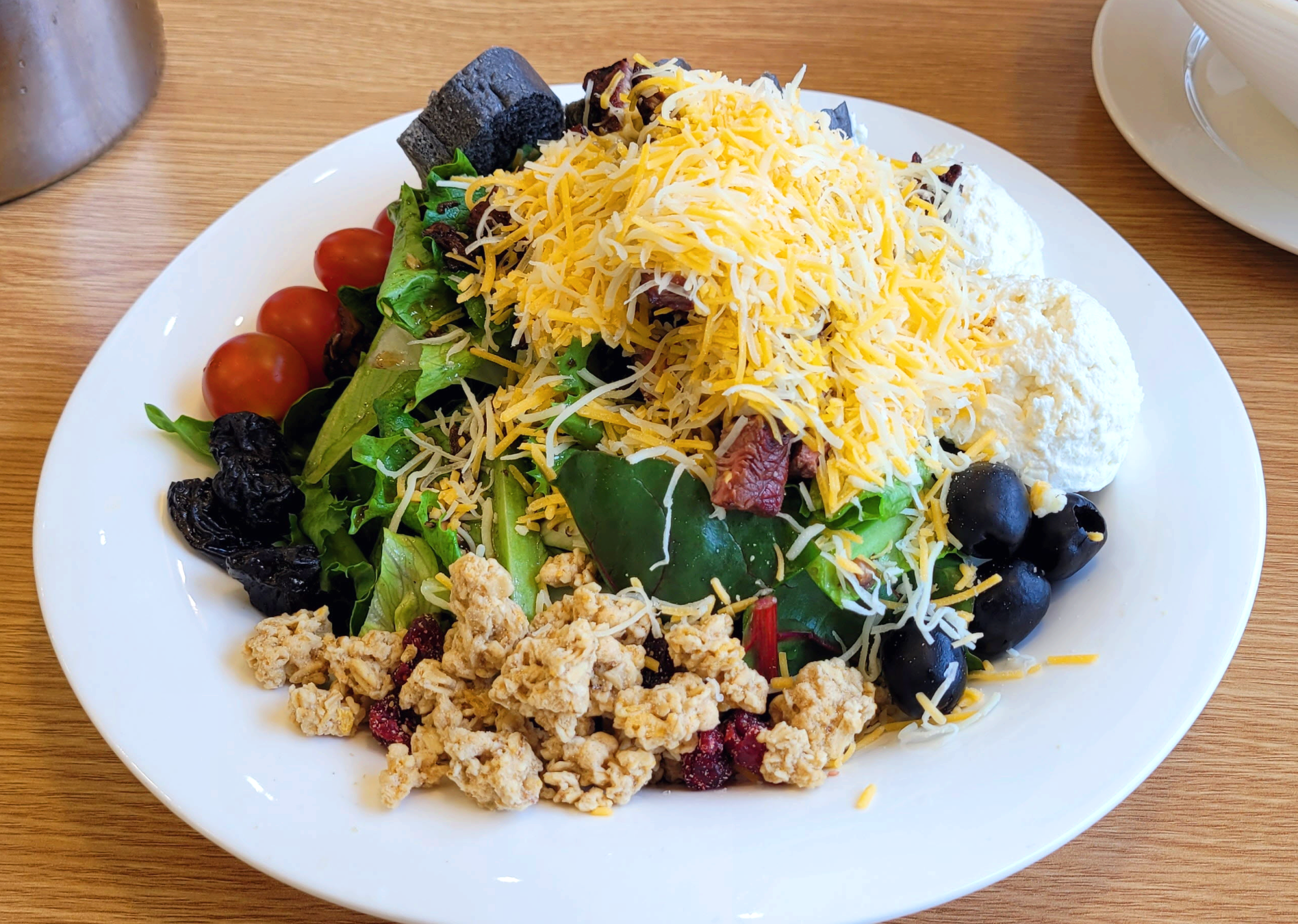 스테이크 샐러드 중간