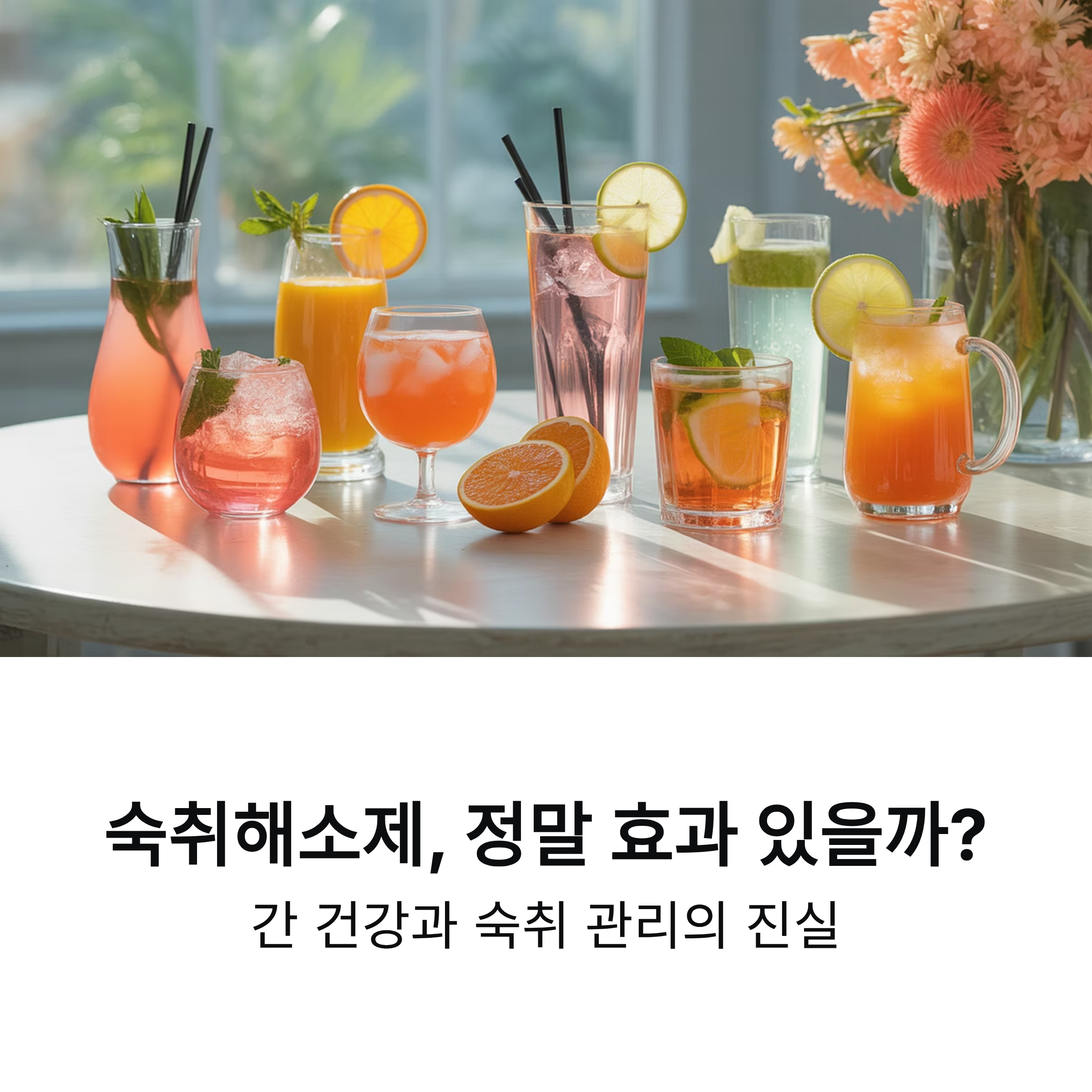 숙취해소제 정말 숙취에 도움이 될까 간 건강까지 함께 생각해보기