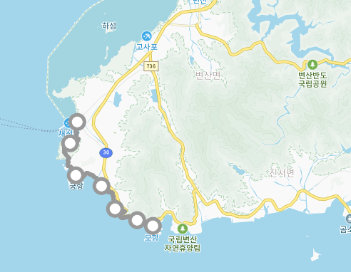 전북 부안군 명소 가볼만한곳 걷기좋은 둘레길 서해랑길 44, 45, 46코스