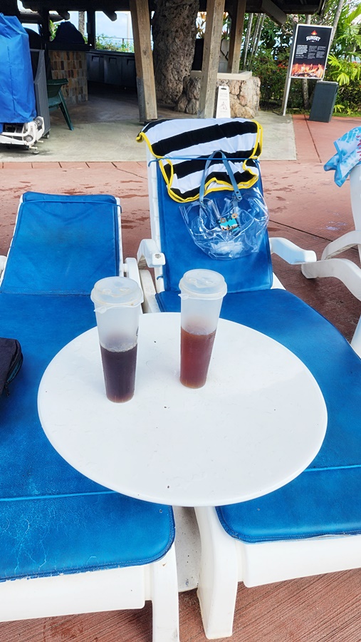 수영할때 먹기!