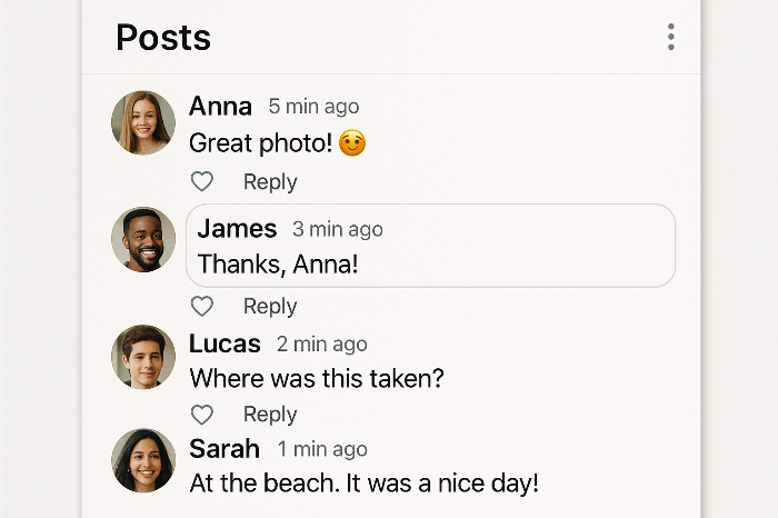 친밀도 알고리즘을 상징하는 이미지