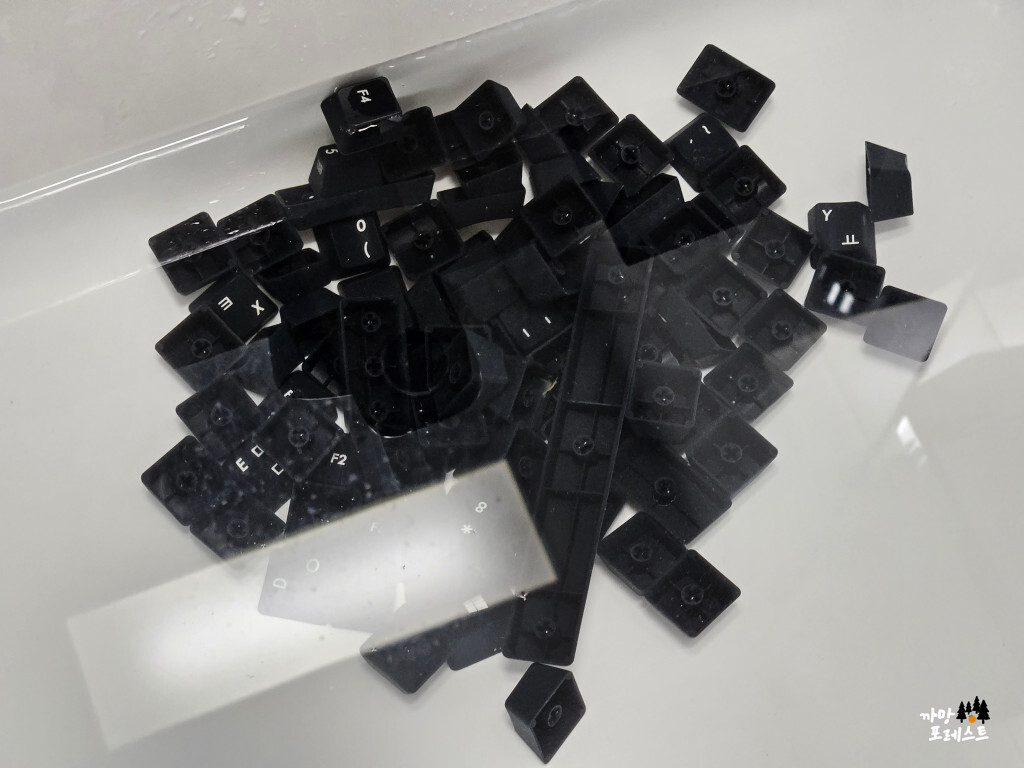 키보드 키캡 세척