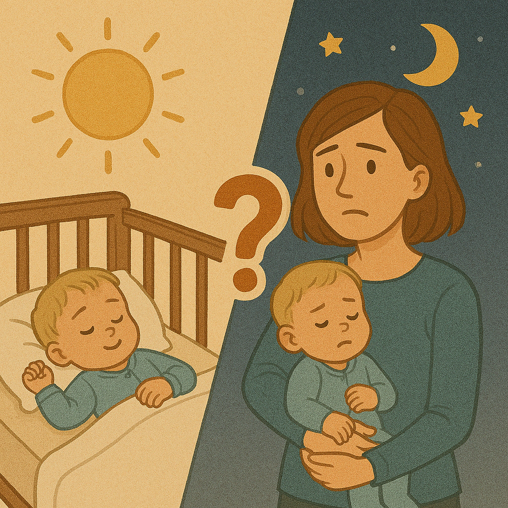 수면교육 오해 바로잡기: 낮잠을 줄이면 통잠이 늘어나나요?에 관한 이미지