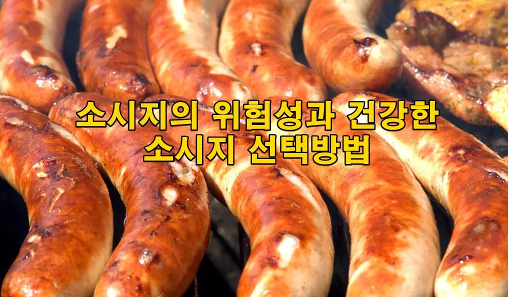 소시지의 위험성과 건강한 소시지 선택방법