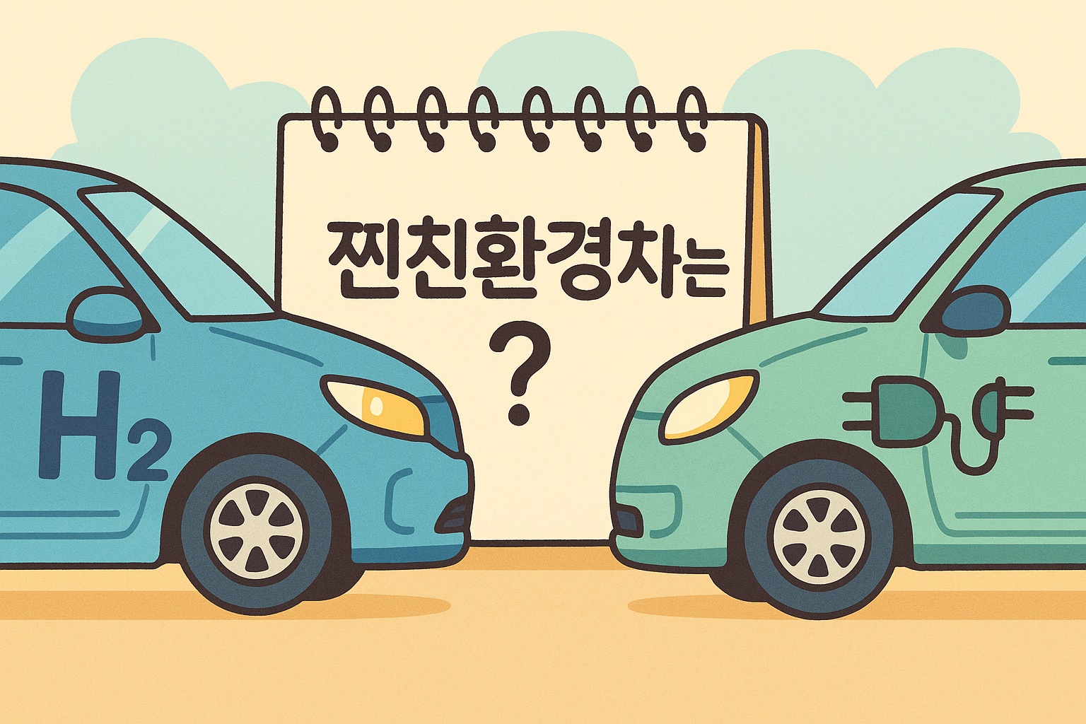 수소차vs전기차중 찐친 환경차는?