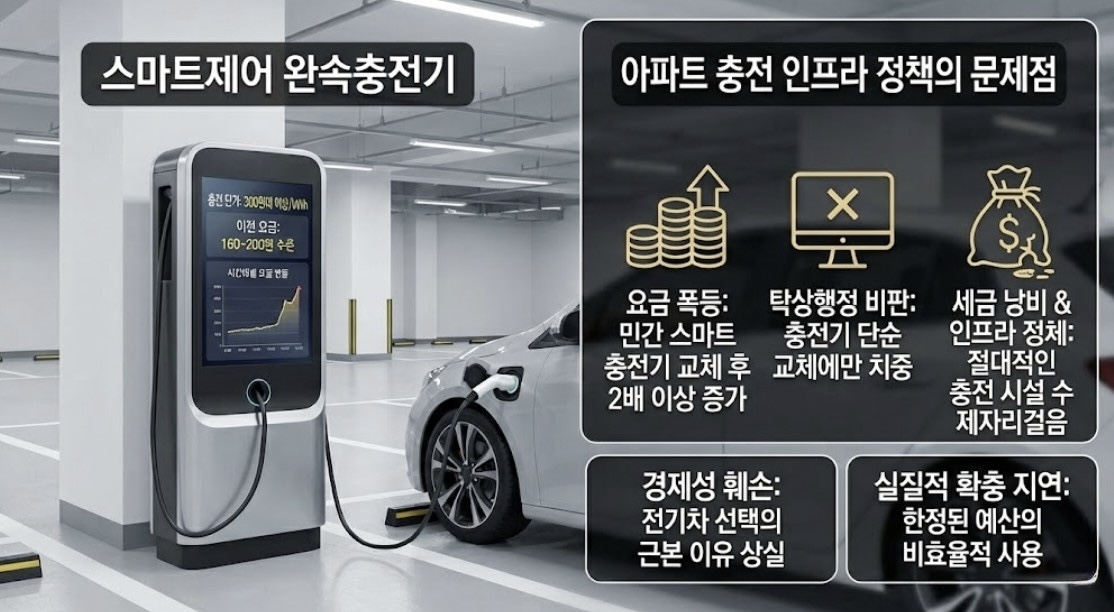 스마트제어 완속충전기 정책 문제점