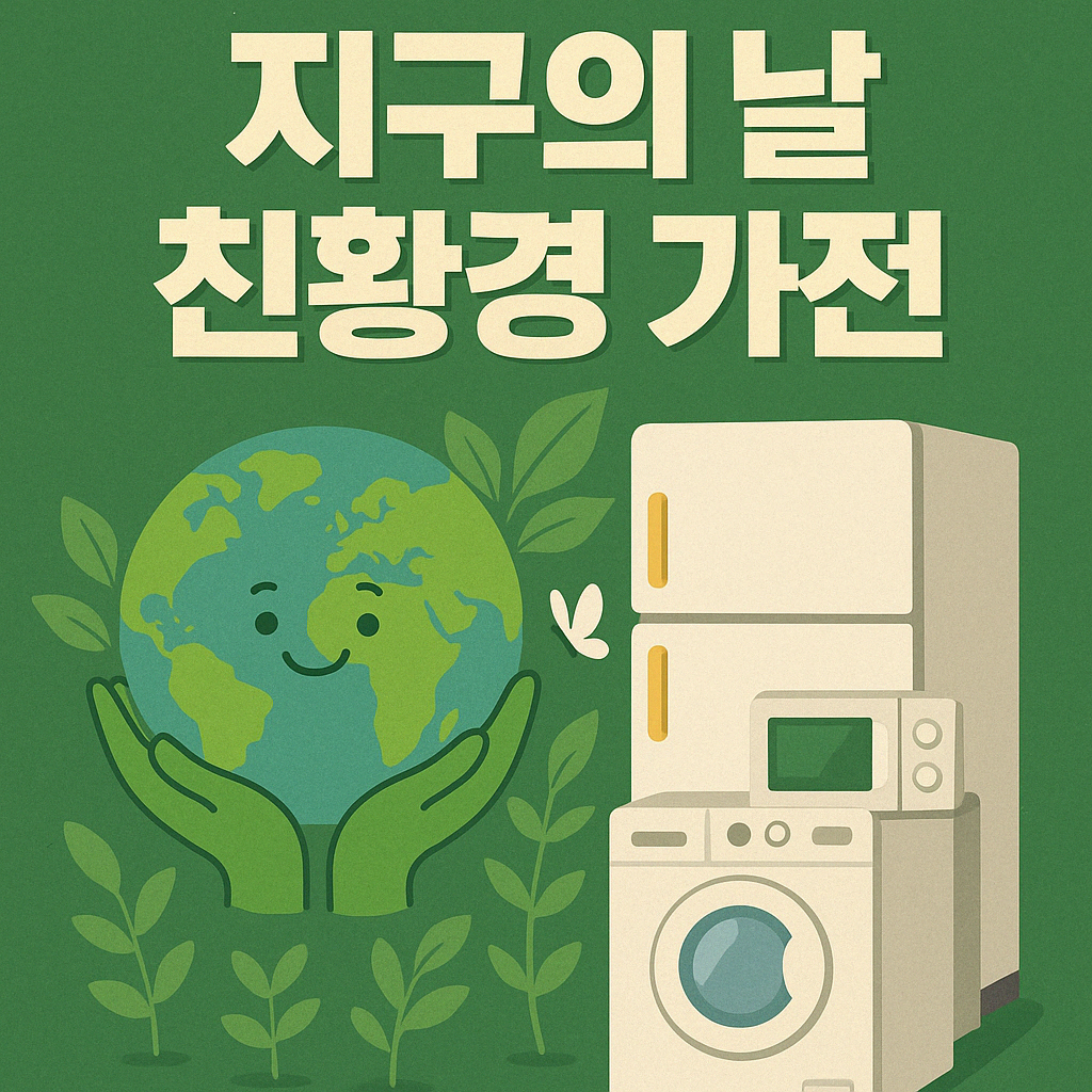 🌍 지구의 날 맞이! 친환경 가전제품으로 실천하는 작지만 확실한 변화