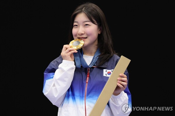 올림픽 사격 반효진 금메달