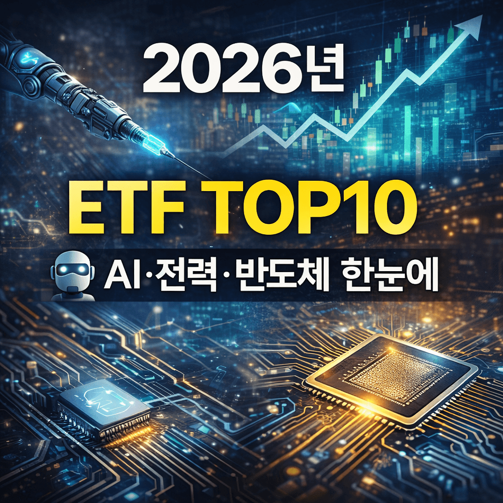 2026년 주목해야 할 ETF TOP10: 로봇·AI·전력 핵심 정리 썸네일