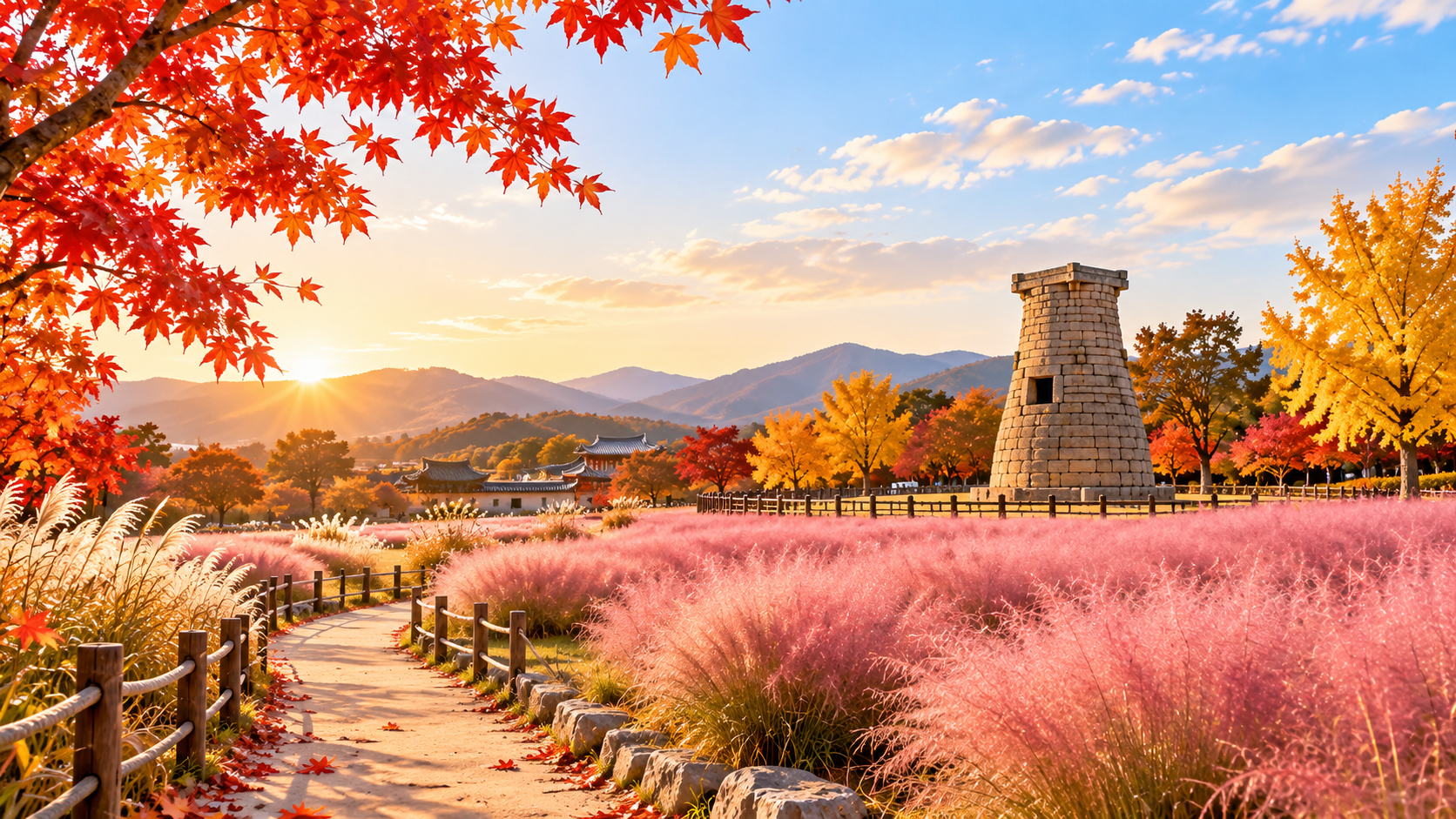 경주 핑크뮬리