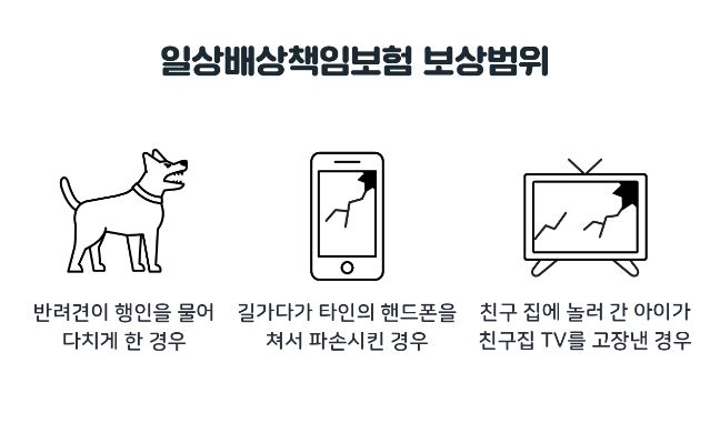 일상생활배상책임보험-범위